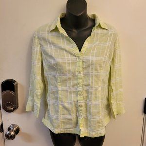 Banana Republic Light Green Button Down